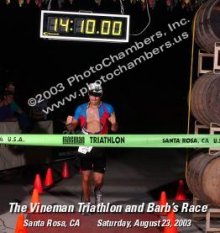 Dr. Mallios at Vineman Triathlon and Barb's Race